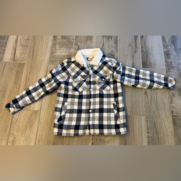 Hurley Other - Hurley Black and White Plaid Shacket